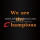 We Are The Champions Basketball Heat Transfers Vinyl